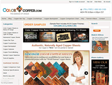 Tablet Screenshot of colorcopper.com